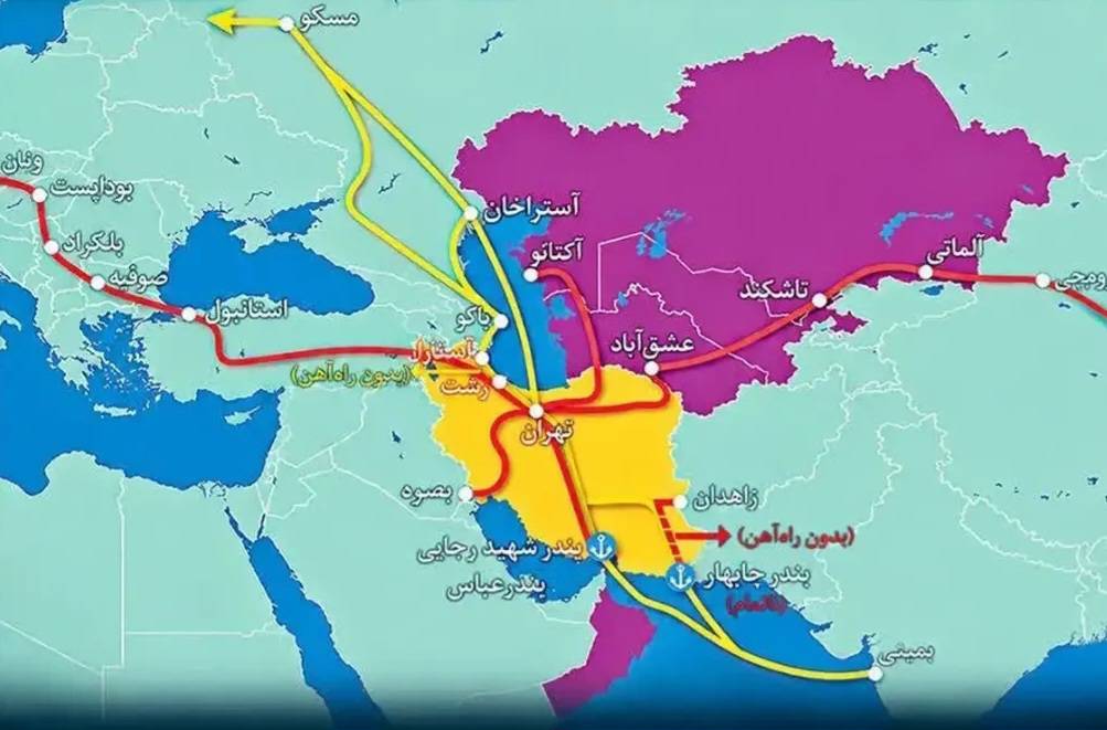 ایران و روسیه در مسیر توسعه کریدور شمال _جنوب